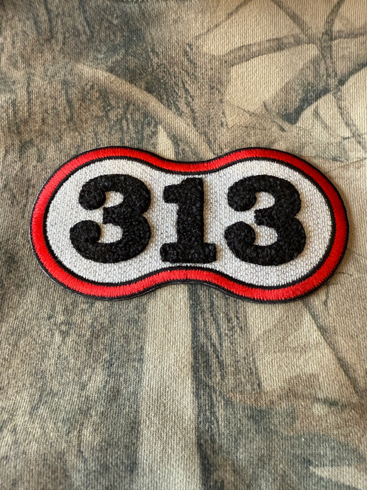 FIGO 313 Chenille Camo Hoodie