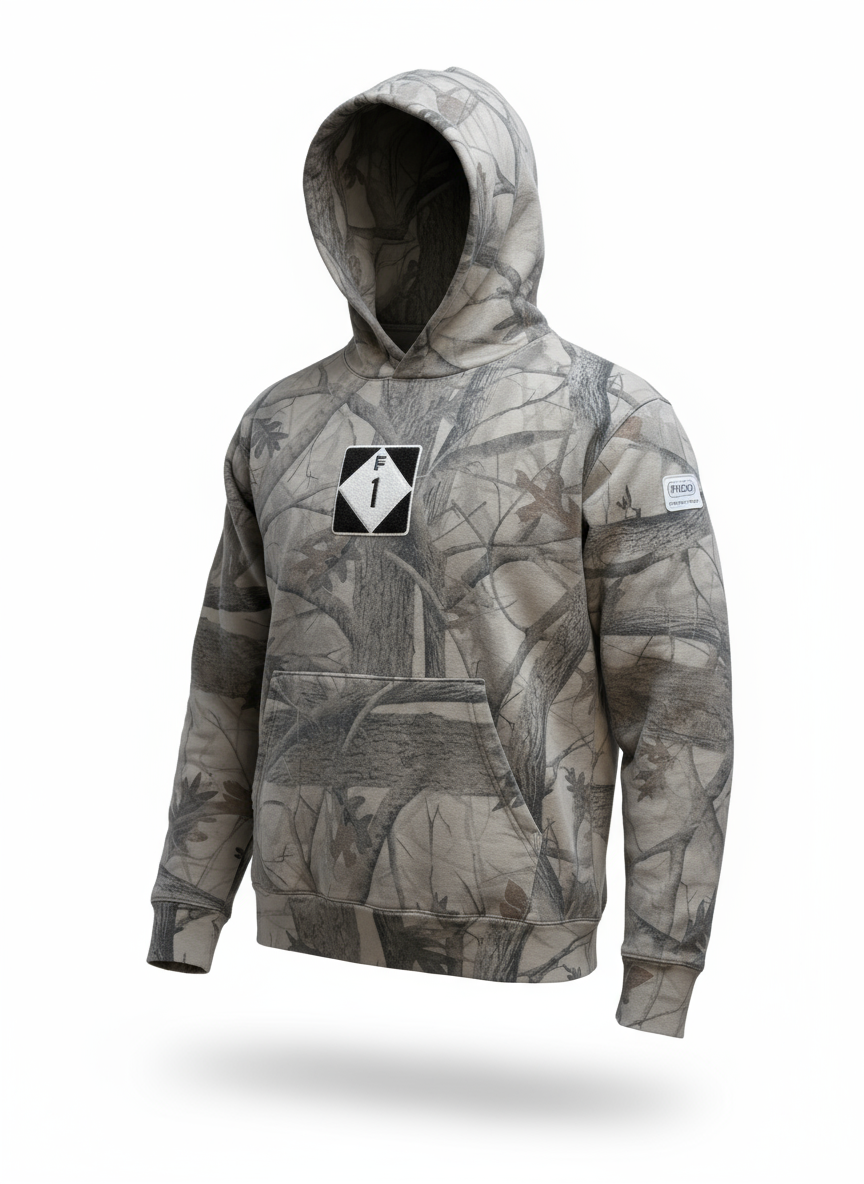 FIGO F1 Chenille Camo Hoodie